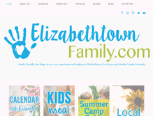 Tablet Screenshot of elizabethtownfamily.com